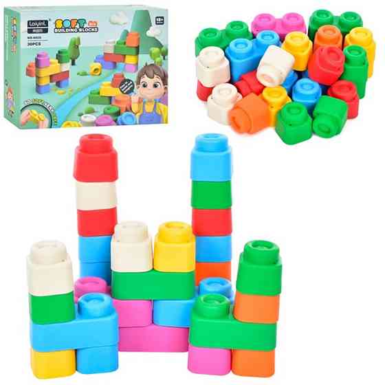 Дитячий конструктор 6925 м'які блоки 30 деталей Вінниця