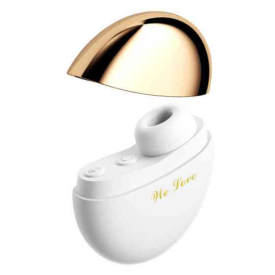 Стимулятор клитора вакуумно-волновой вуманайзер Portable Sucker 10 режимов USB Type-C зарядка Белый Винница