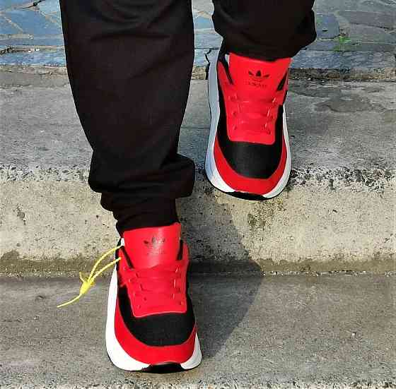 Кроссовки Adidas $harks Женские Адидас Черные Красные Акулы (размеры: 36,37,38,39,40,41,42) Днепр