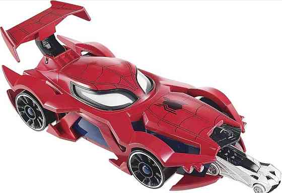 Машинка Хот Вилс Человек Паук пускатель Hot Wheels Marvel Spider-Man.  ОРИГІНАЛ! Харьков