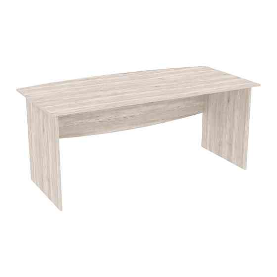 Стіл офісний Лідер, Самоа Димчастий, 1800/900/760 Львів