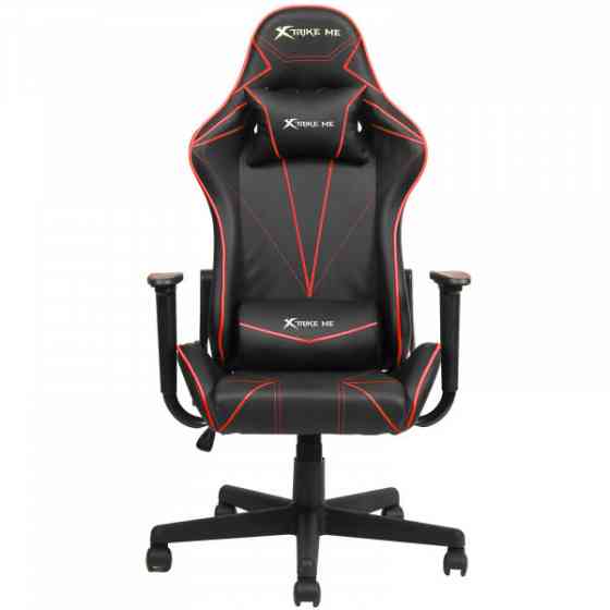 КРІСЛО ІГРОВЕ XTRIKE ME ADVANCED GAMING CHAIR GC-909, 50ММ, ЧОРНО-ЧЕРВОНЕ (GC-909RD) Київ