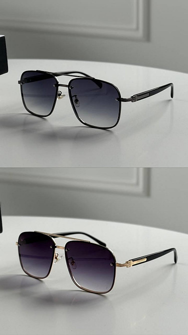 Модні сонцезахисні окуляри унісекс з металевою оправою на середнє обличчя 🔥 Київ - фото 1