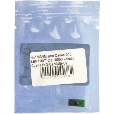 Чип для картриджа Canon 040 LBP710/712 Cyan 10K WWM (JYD-Can040HC) Вінниця - фото 2