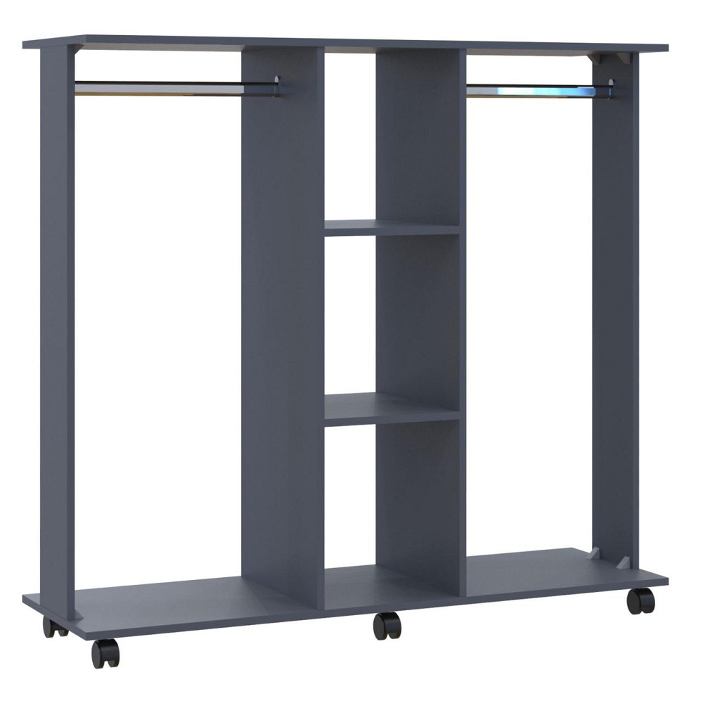 Гардеробная стойка Doros Д3 130х40,6х121 см Графит (DRS-011424) Львов - изображение 4