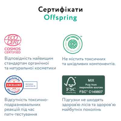 Подгузники Offspring Dinoland Размер M 6-10 кг 42 шт (DP-OI-FAT-M42P-DNL) Винница