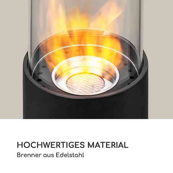 Fiamme Pila етаноловий камін пальника з неіржавкої сталі 0,5 літра час горіння 4-5 годин чорний (Німеччина, Рівне