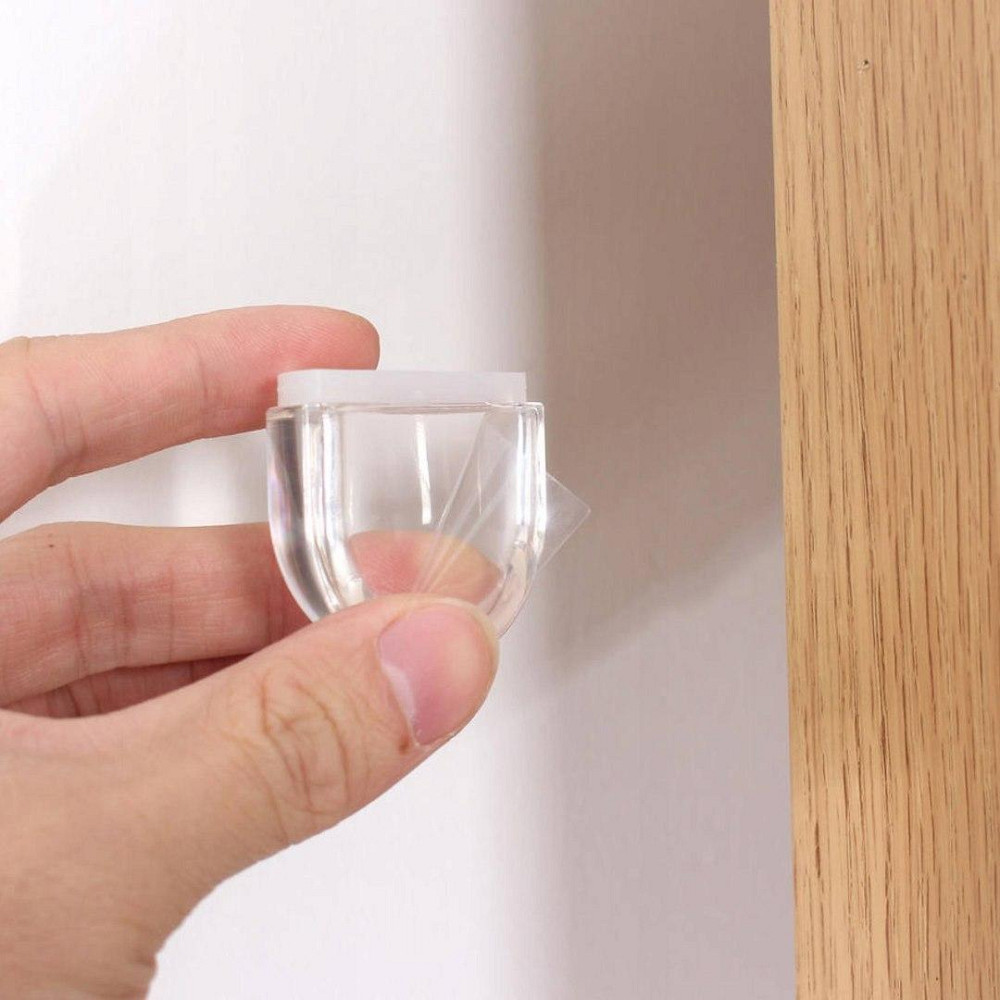 Відбійник дверний самоклеючий "GekoHome" силіконовий безбарвний Киев - изображение 5