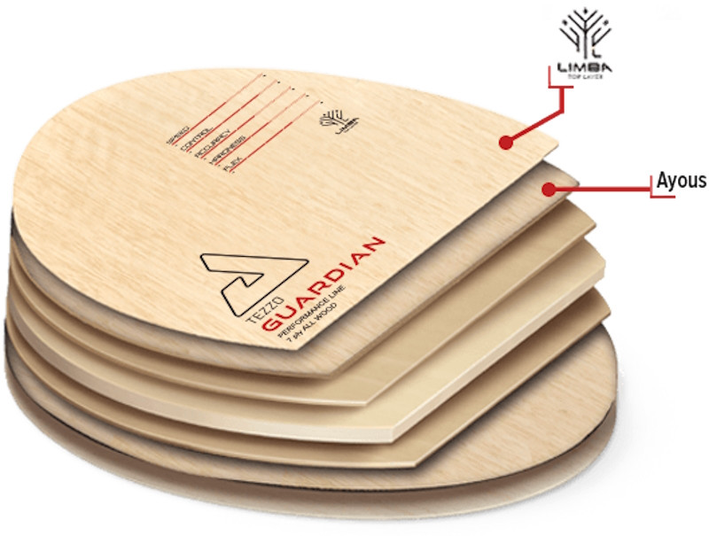 Основа для ракетки Joola Tezzo Guardian FL (61204) Київ - фото 3