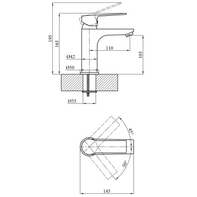 Смеситель Agua Merida-C011 (CV035431) Винница - изображение 8