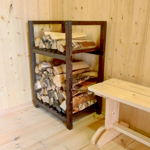 Дровниця для лазні "Квета" капучино Миколаїв - фото 1