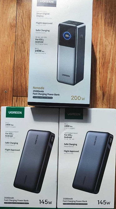 Ugreen 25000Мач 145w и 200W ноутбука iphone лучше Baseus/Anker/ZMI Mi Київ - фото 6