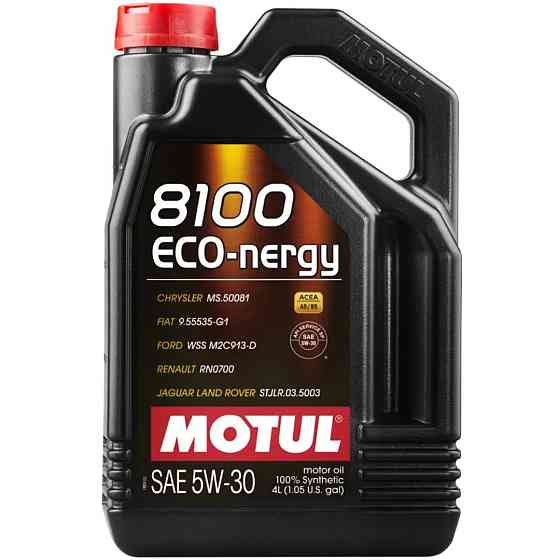 Масло 5W30 ECO-nergy 8100 4л Ковель