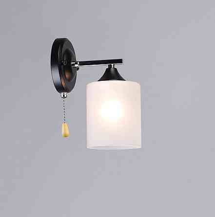 Люстра стельова на 1 плафон VALESO K2321/1 чорний+хром E27 Коломия