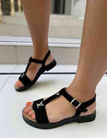 Kentro Босоніжки жіночі KENTO 110 чорні (літо, замша натуральна) (924) 37 Коломия