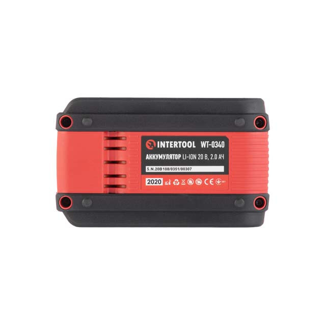 Акумулятор Li-ion INTERTOOL WT-0340, 20 В, 2,0 Аг -  індикаторна батарея intertool Львів - фото 3