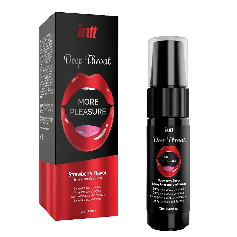 Спрей для глибокого мінету Intt Deep Throat Oral Spray Strawberry (12 мл) Львів - фото 1
