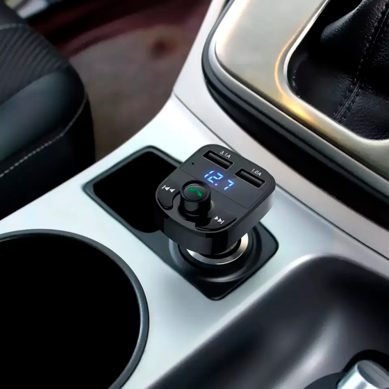 ФМ-трансмітер з Bluetooth, CAR X8 BT, з 2-ма USB / Автомобільний FM модулятор з підсвіткою Київ