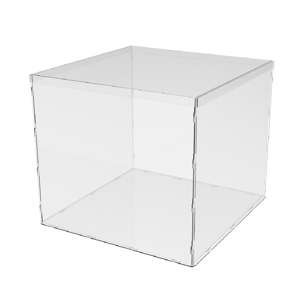 Коробка акриловая EKOSTAR 400х400х350 с крышкой Киев - изображение 1