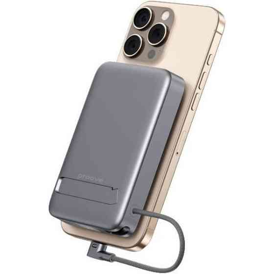 Універсальна мобільна батарея Proove OverPower 35 W 10000 mAh Qi2 Gray (PBOP35012105) ( 17111 ) Харків