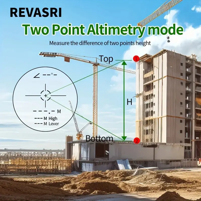 Далекомір лазерний професійний Revastri NK-1000 до 1000 м із вимірюванням кута Камуфляж Київ - фото 6