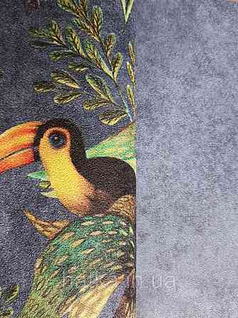 Обои флизелиновые экологические Decoprint Essentials EE22506 под венецианскую штукатурку синие черные Киев