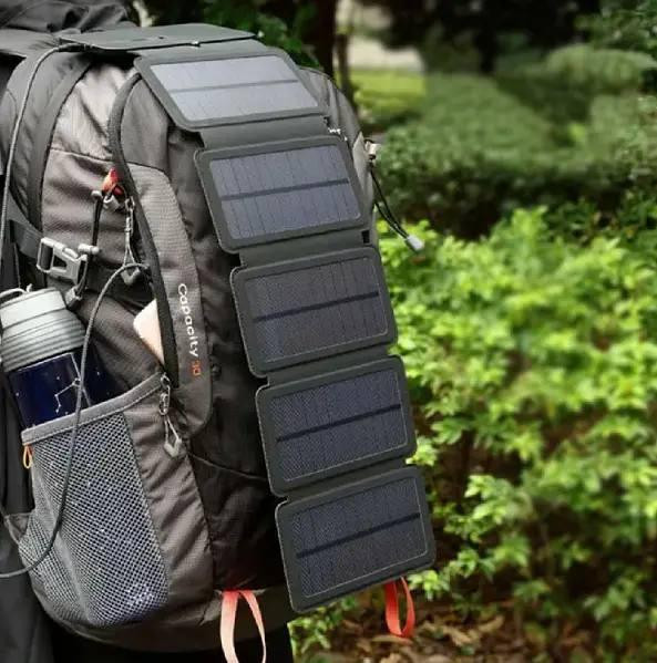 Зовнішній акумулятор Xiamen 5V 1A Power Bank Solar із зарядом від сонячної енергії Київ - фото 3