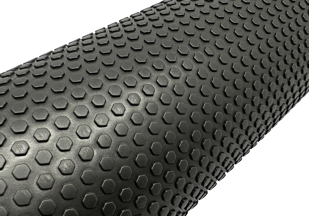 Масажний ролик EasyFit Foam Roller 60 см Чорний Коломия - фото 3