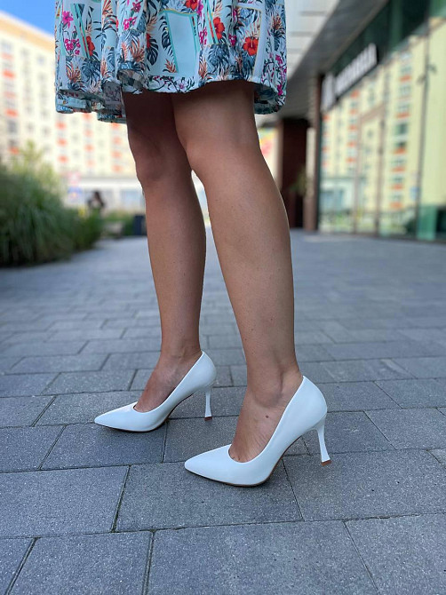 Loretta Туфлі жіночі LORETTA B13-2 білі (весна-осінь, еко-шкіра) (5451) 38 Коломия - фото 1