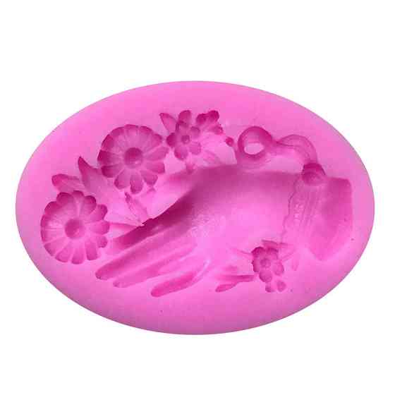 Молд силиконовый Рука 48 на 69 мм розовый Киев