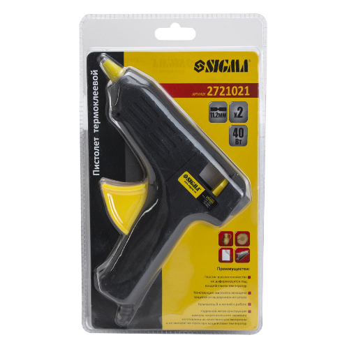 Пістолет термоклейовий d11,2мм 40W SIGMA Житомир - фото 5