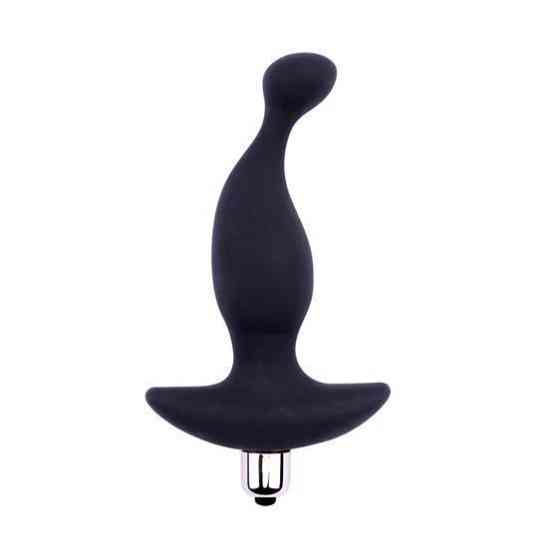 Анальна пробка - Black Mont Vibrating Vibro T1 6.1" Sex Aura Київ