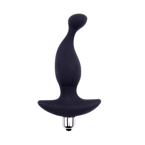 Анальна пробка - Black Mont Vibrating Vibro T1 6.1" Sex Aura Київ - фото 3