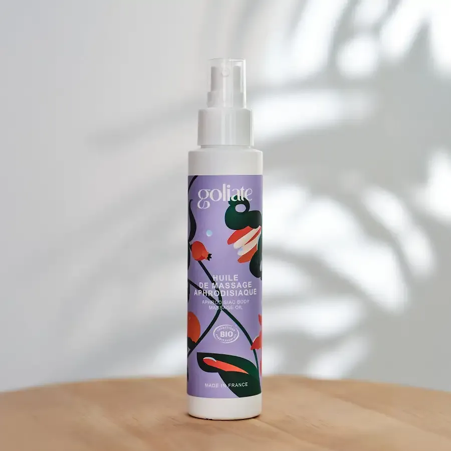 Масажна олія Goliate Huile De Massage Aphrodisiaque 100 мл, органічна, зігрівальний ефект Львів - фото 4