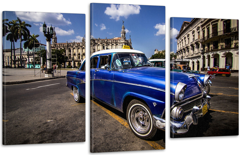 Модульная картина Ретро Машина Art-78_3 100x150 см Киев - изображение 1