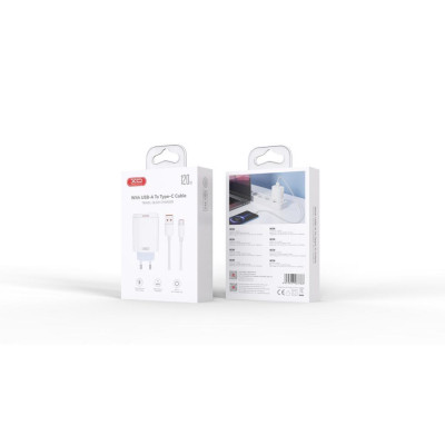 Зарядний пристрій XO USB 120W + cable USB to USB-C white (XO-L128U) Вінниця - фото 5