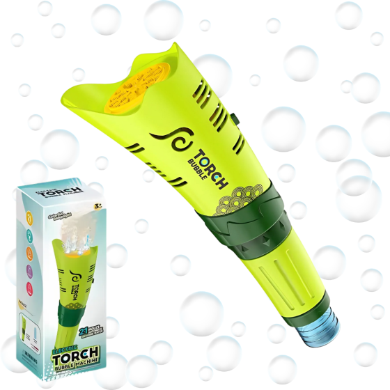Генератор мыльных пузырей, пистолет для мыльных пузырей для детей на батарейках с подсветкой зеленый Каменец-Подольский