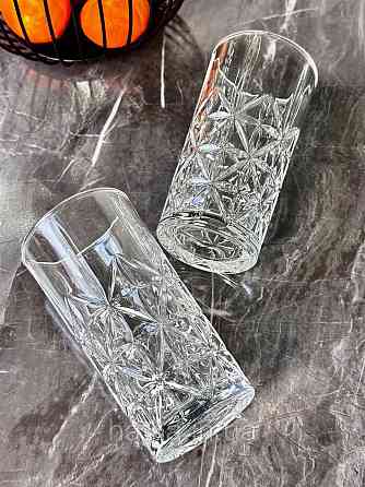 Набір склянок OLens "Орієнт" 330 мл 6 шт. високий прозорий для дому та ресторанів 102-694 Київ