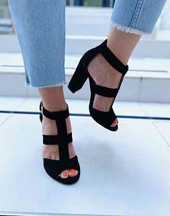 SANTINI Босоніжки жіночі SANTINI 259317-21 чорні (літо, замша натуральна) (3762) Коломыя