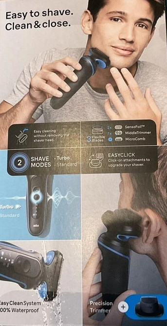 Нова Бритва Braun Series 5 з триммером Оригінал запакована. Київ - фото 4