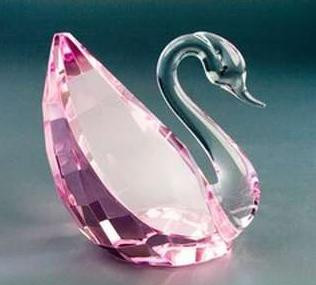 Хрустальная Лебедь фигурка 