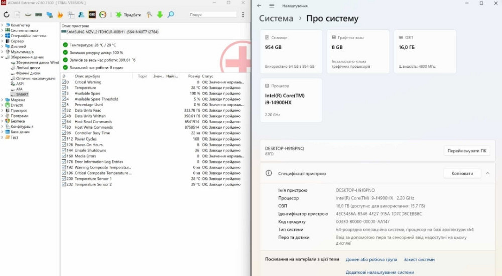 Ноутбук Lenovo Legion 7 16IRX9 16" Київ - фото 1