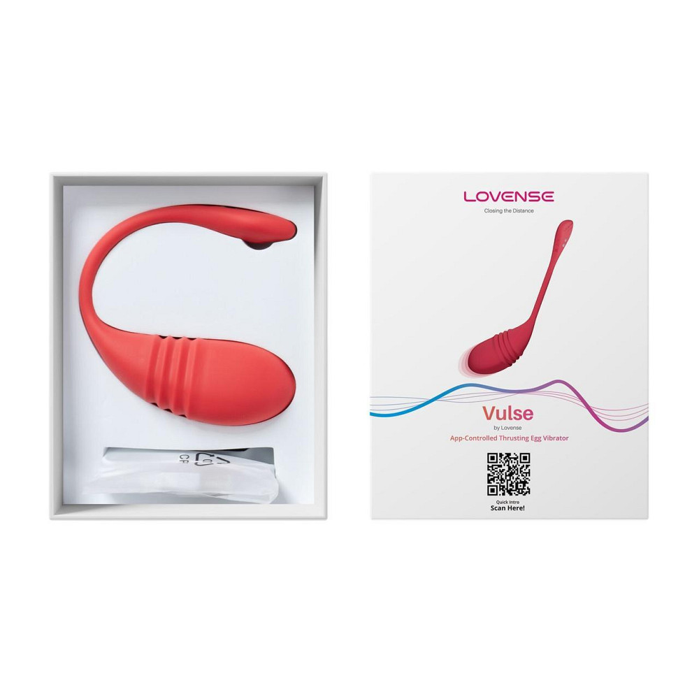 Смарт-віброяйце з пульсацією Lovense Vulse (Thrusting Egg Vibrator), імітація фрикцій Sex Aura Київ - фото 7