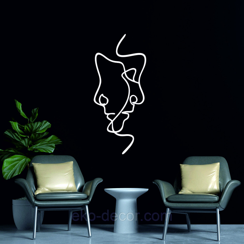 Декоративне настінне Панно «Він та Вона», Декор на стіну Київ - фото 2