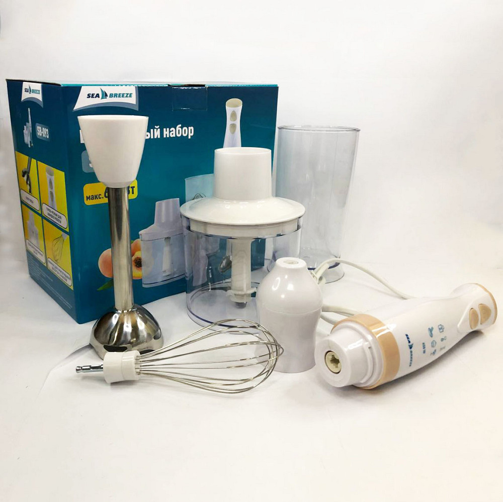 Побутовий занурювальний блендер для занурення Sea, Блендер для кухні подрібнювач з чашею PB-26 Івано-Франківськ - фото 3