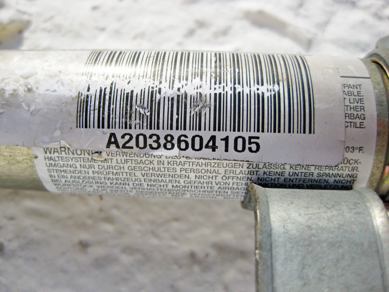 Mercedes-Benz  A2038604105 Ліва стельова подушка безпеки C-Class S203 Універсал Одеса - фото 4