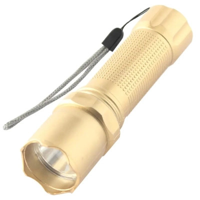 Ліхтар Quantum Minik gold 3W LED з USB 40шт/уп (QM-FL1044-B) Вінниця - фото 1