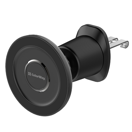 Тримач автомобільний для мобільного Air Vent-5 ColorWay CW-CHM15-BK магнітний чорний Житомир