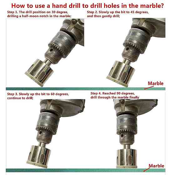 Алмазні коронки, коронки для плитки, коронки для розеток, коронки по керамограніту, коронки для плитки 55 мм (410859162) Київ
