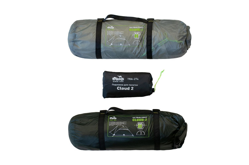 Палатка Tramp Cloud 3 Si TRT-094-GREEN темно-зеленая Киев - изображение 4